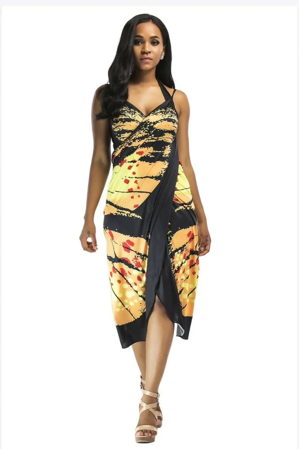 Dresses Trendsi swimwear - Sheer butterfly cover-up dress