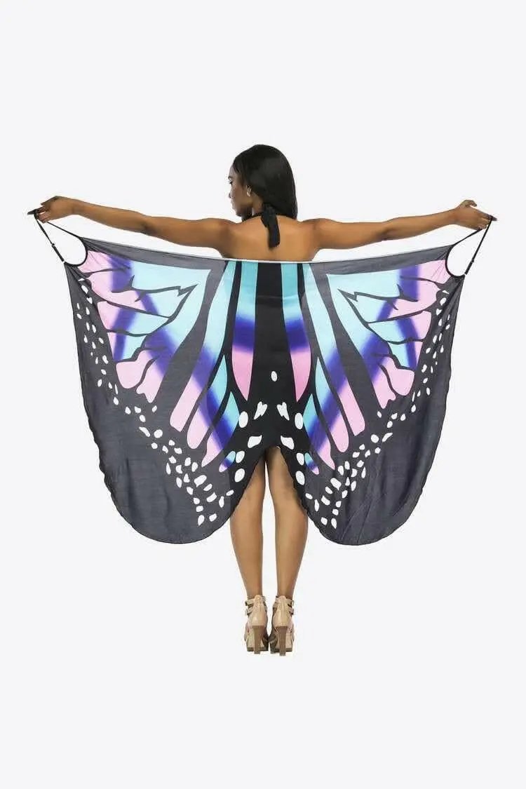 Dresses Trendsi swimwear - Sheer butterfly cover-up dress