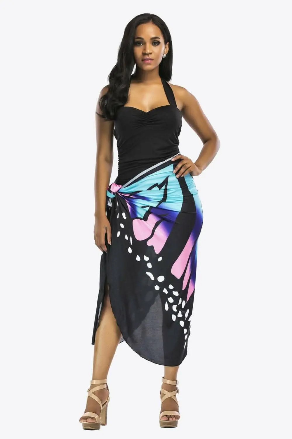 Dresses Trendsi swimwear - Sheer butterfly cover-up dress