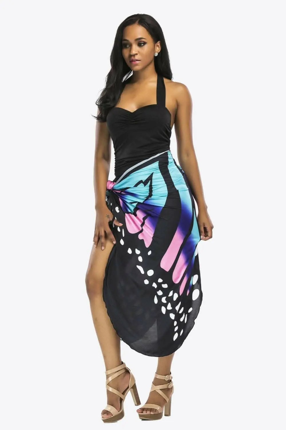 Dresses Trendsi swimwear - Sheer butterfly cover-up dress