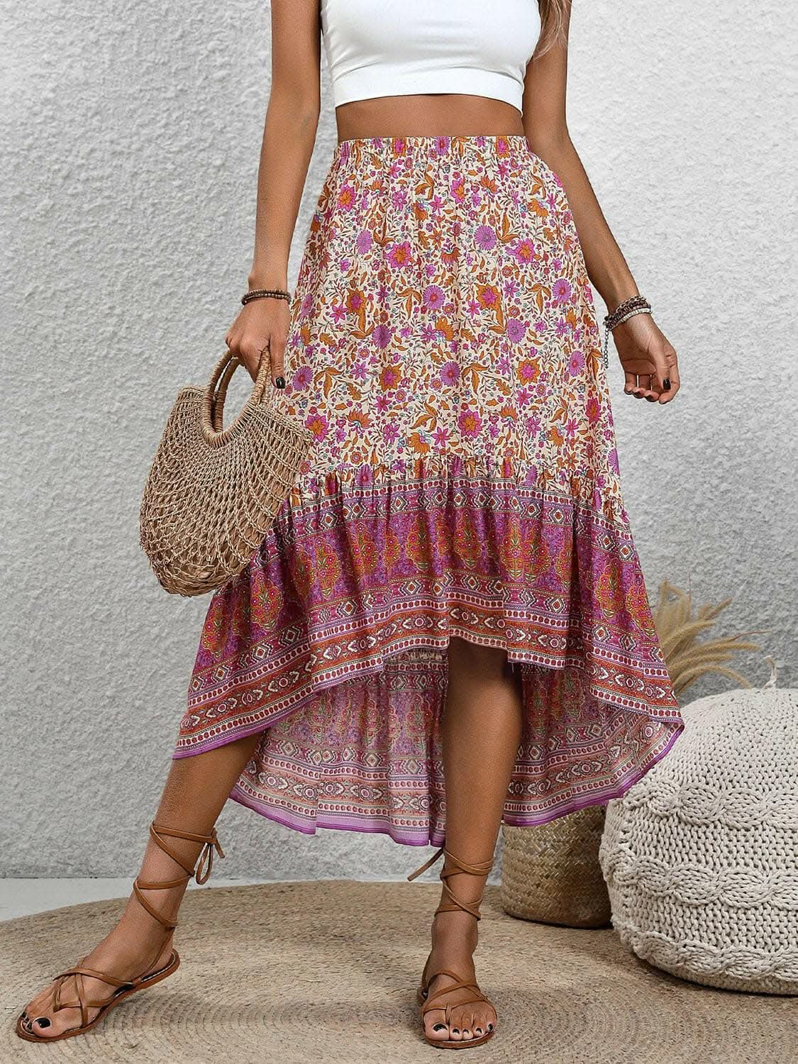 Dresses Trendsi just arrived - Sheer high-low skirt with elastic waist