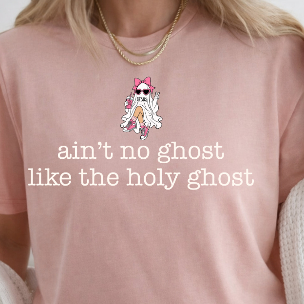 Ain't no ghost like the holy ghost Christian Jesus shirt | 100% Cotton Tshirt | Trendy fall halloween Shirt | Stylish Trendy Apparel nn