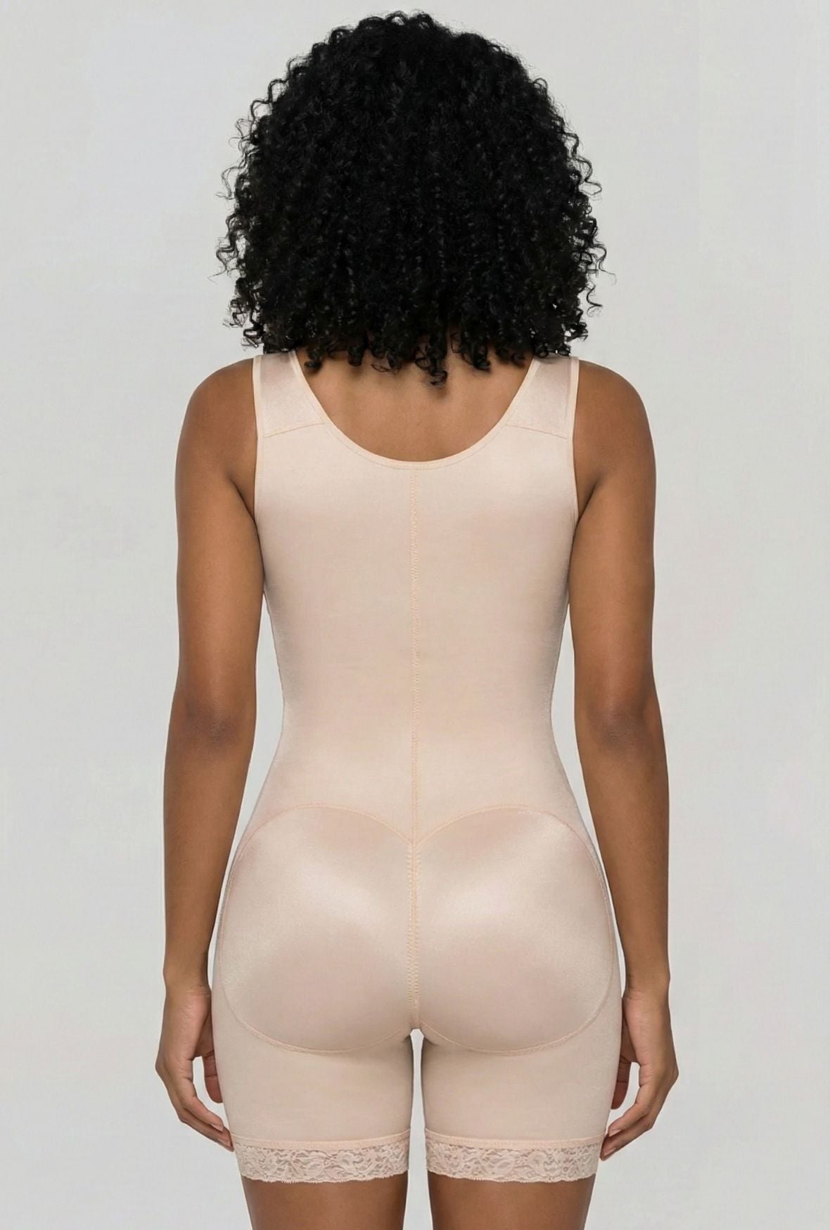 Full Body Suit Mid-Thigh w/zipper & Lace