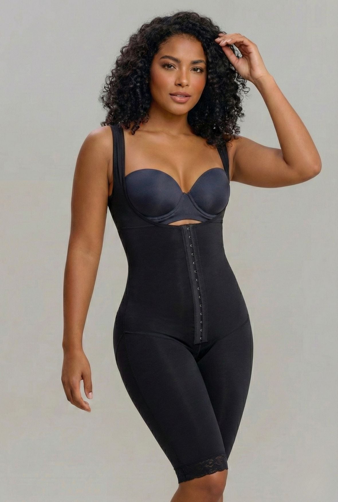 Faja modeladora de cuerpo completo con busto abierto