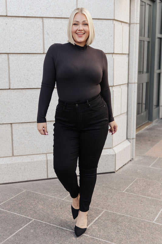 Body de cuello alto Simple Situation