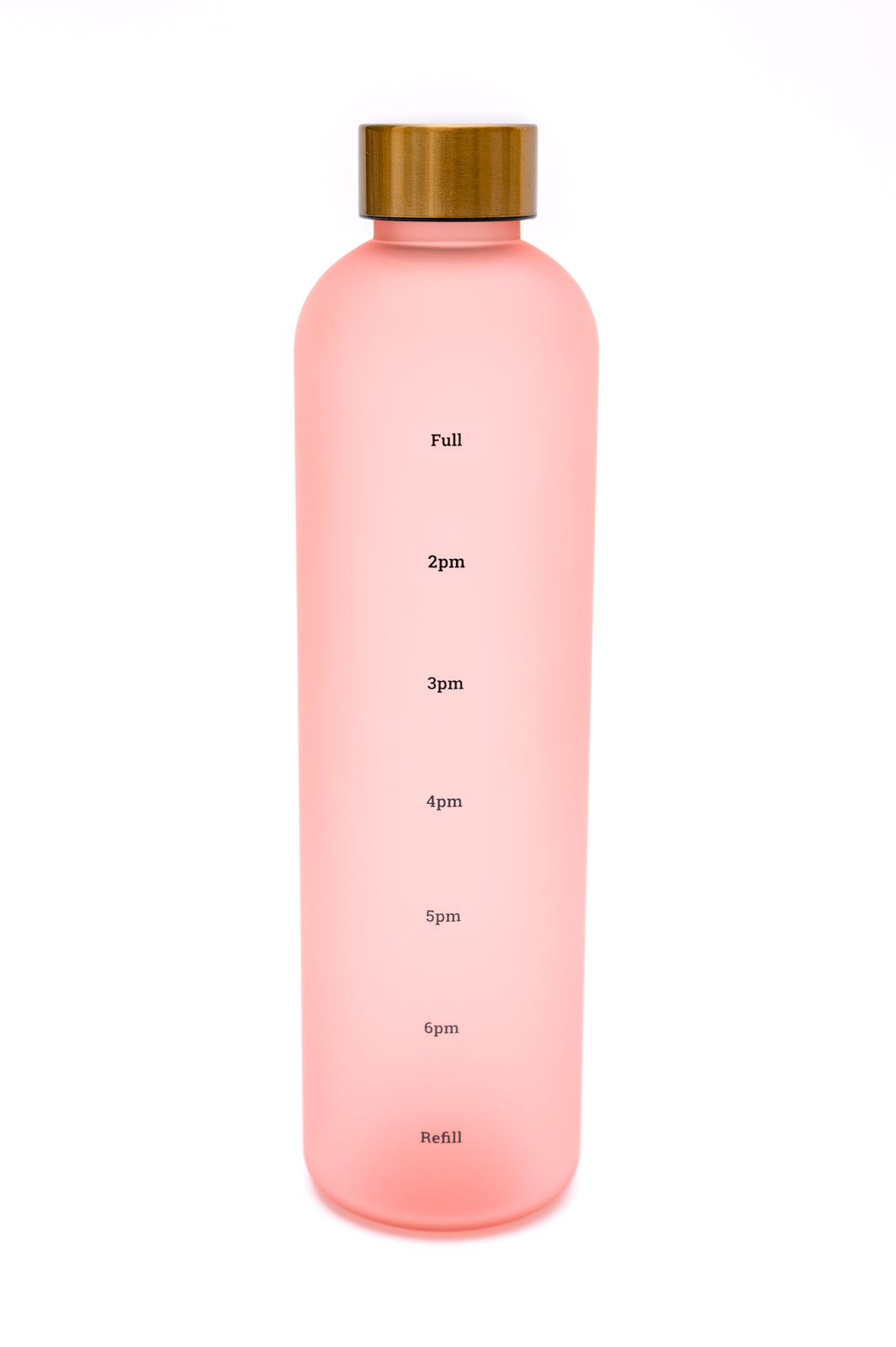 Botella de agua translúcida Sippin' Pretty de 32 oz en rosa y dorado **VENTA FINAL**