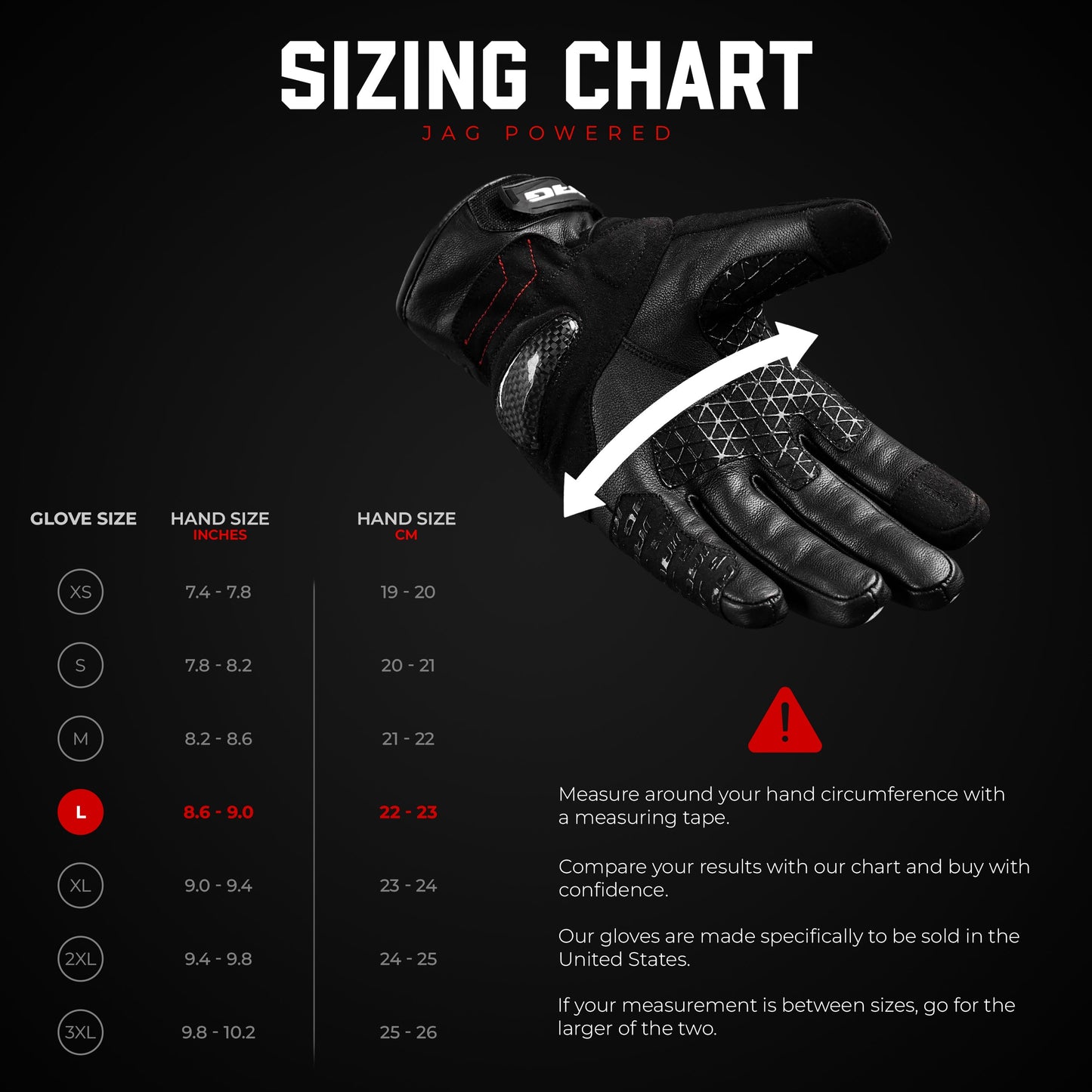 Guantes de moto de cuero Carbon X - Protección para nudillos