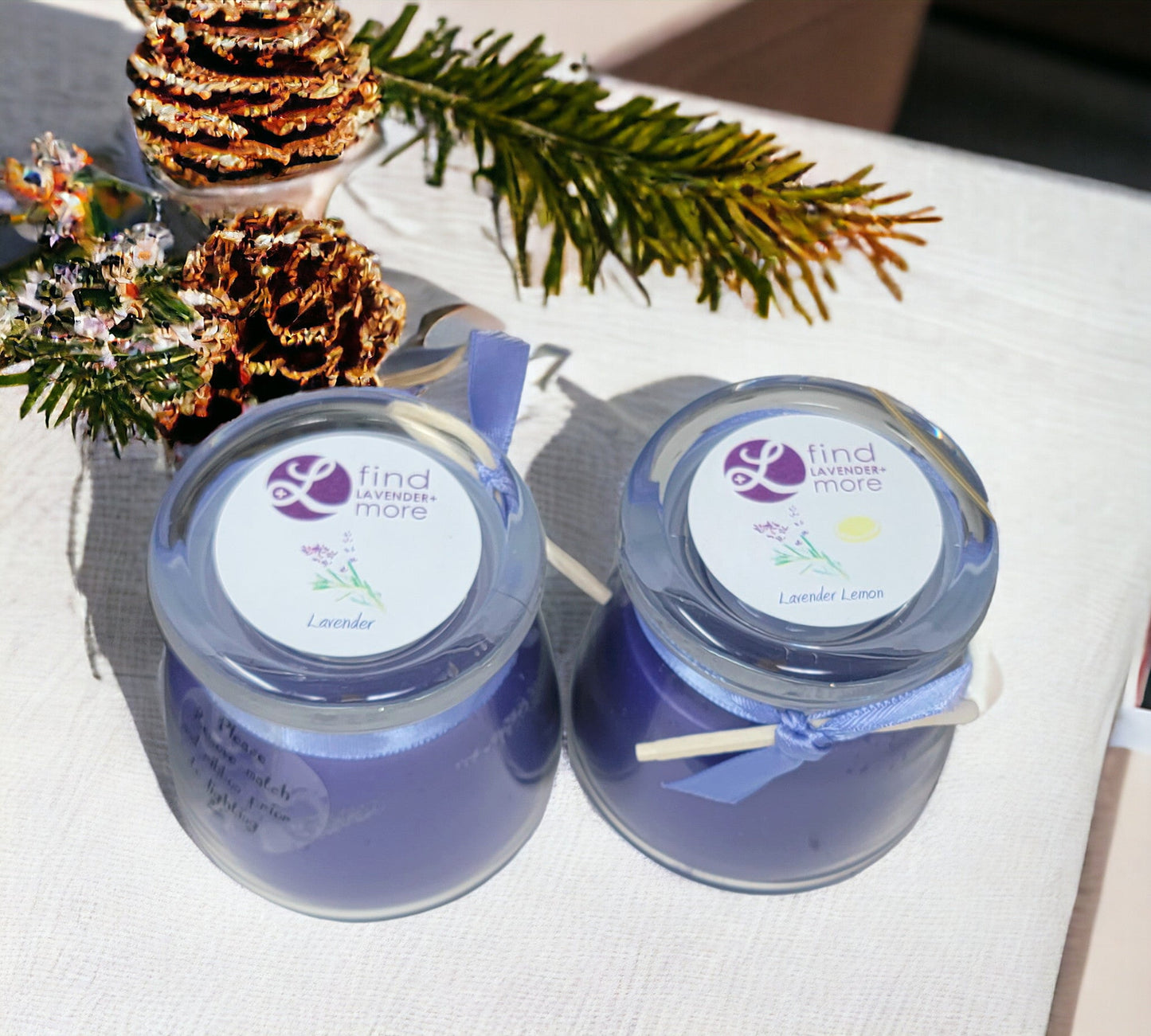 Velas aromáticas (paquete de 2)