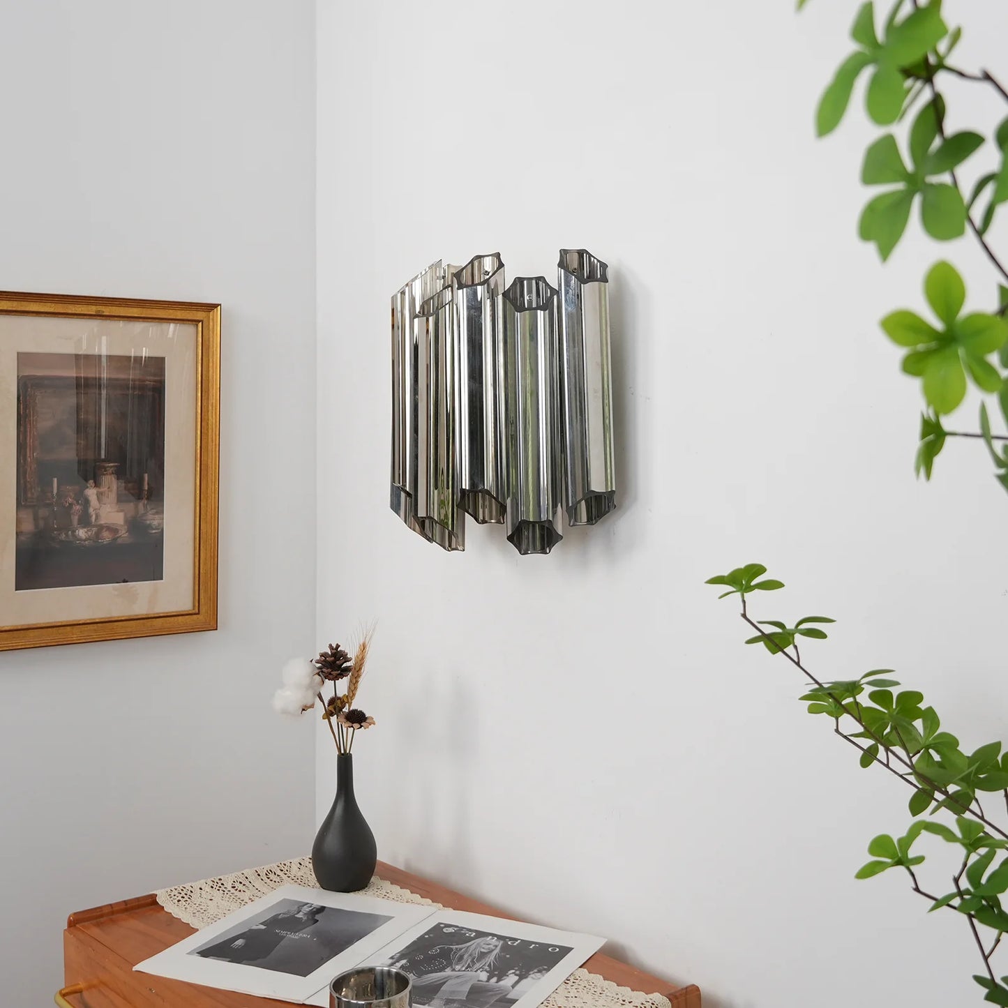 Aplique Palermo con espejo ahumado