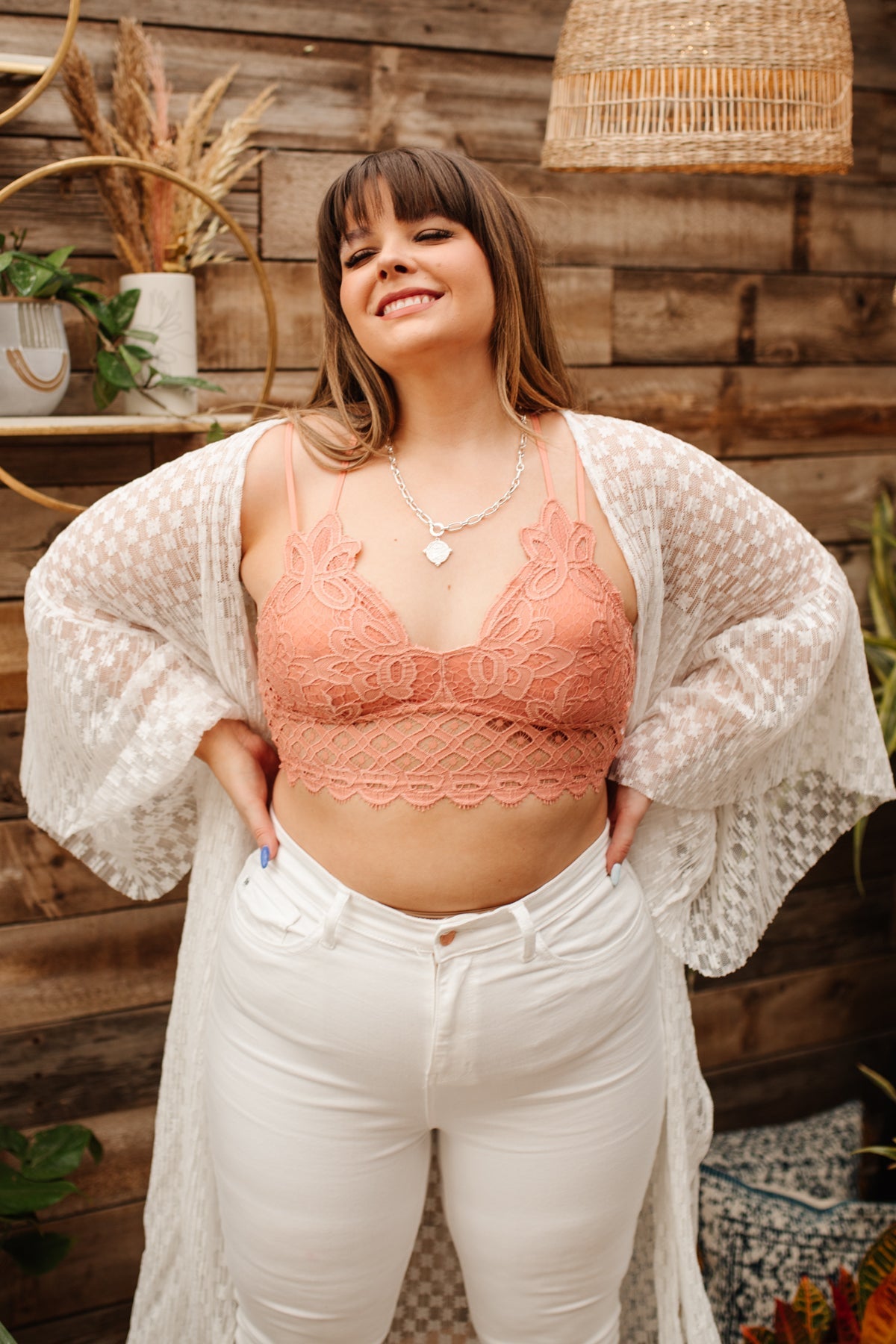 Sujetador So This is Love Bralette en Coral Haze