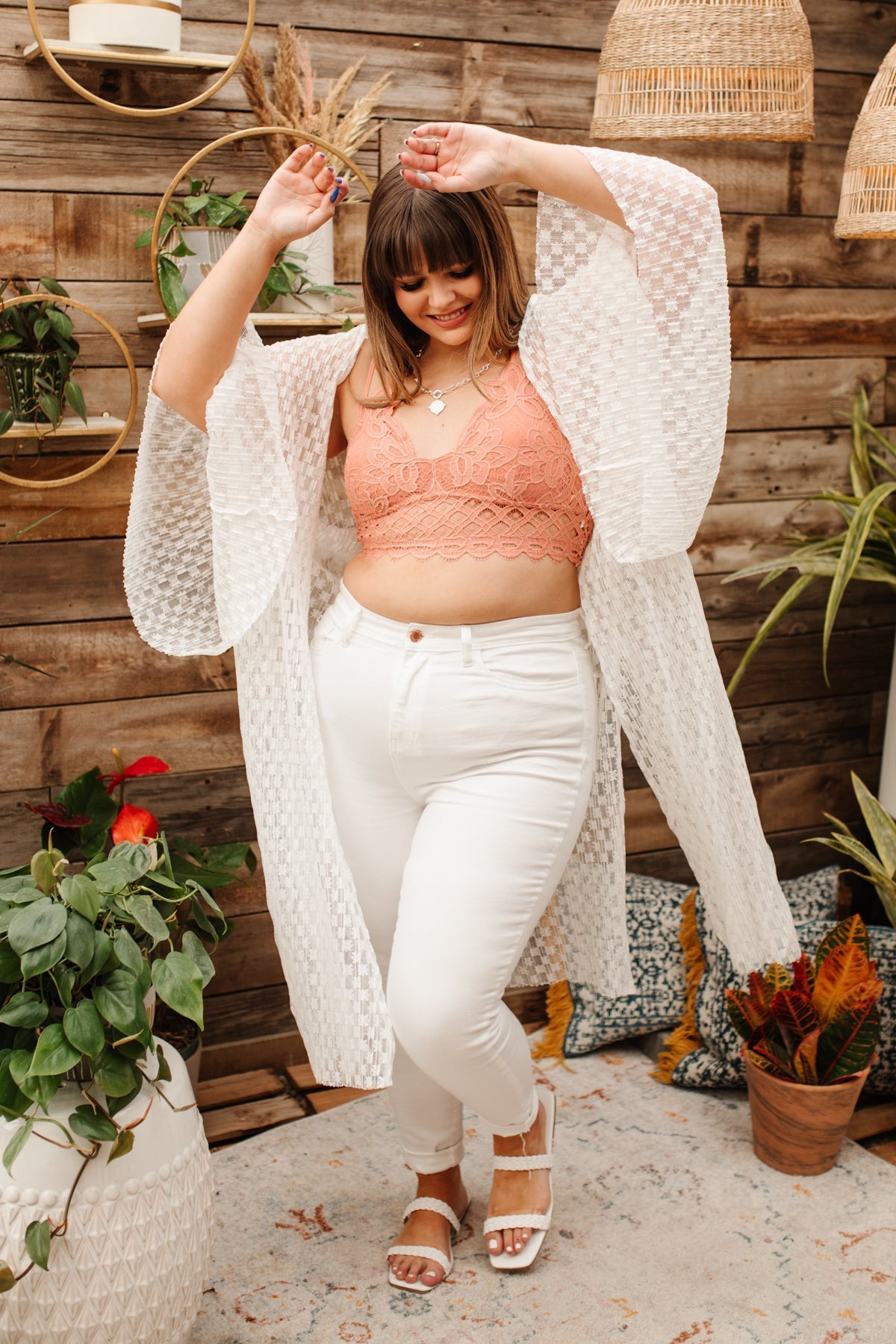 Sujetador So This is Love Bralette en Coral Haze
