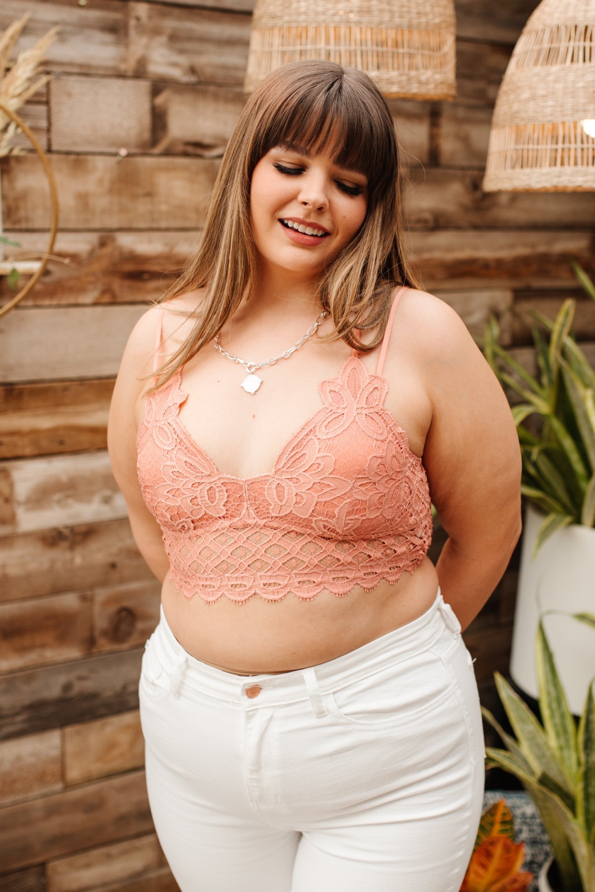 Sujetador So This is Love Bralette en Coral Haze