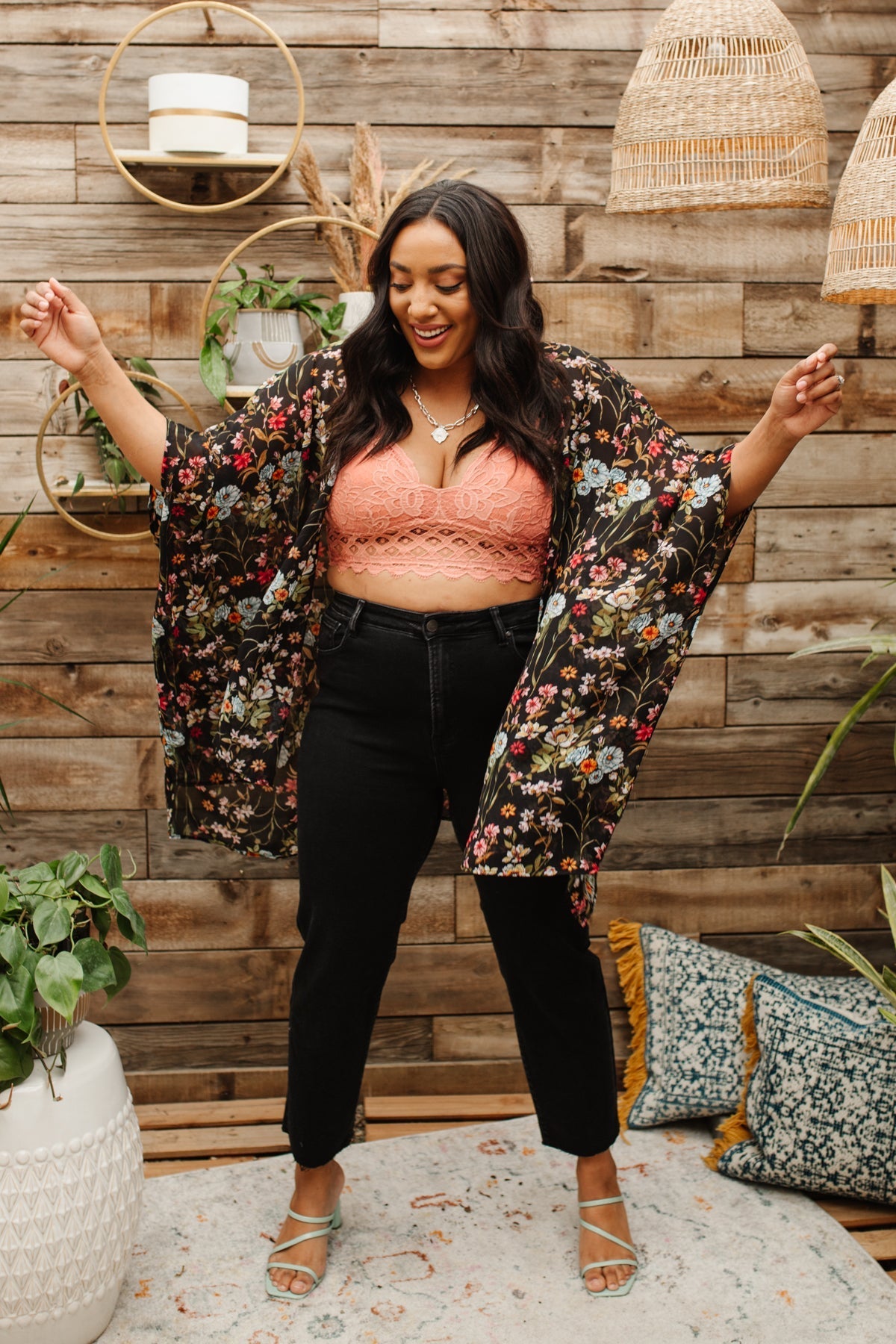 Sujetador So This is Love Bralette en Coral Haze