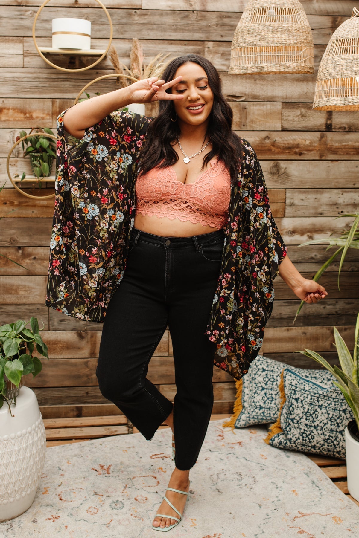 Sujetador So This is Love Bralette en Coral Haze