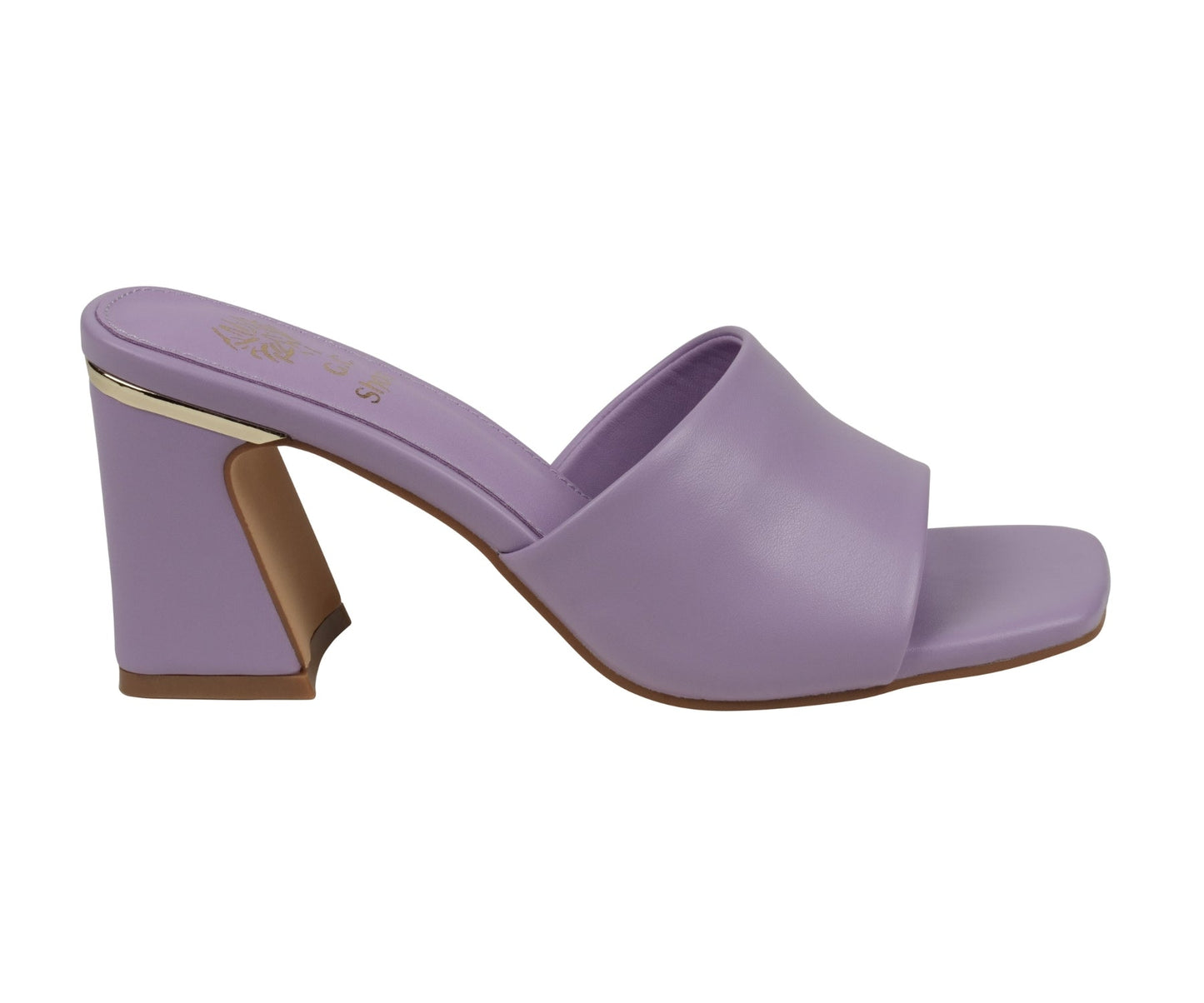 Sandalias de tacón de mujer con punta cuadrada Soho Lilac