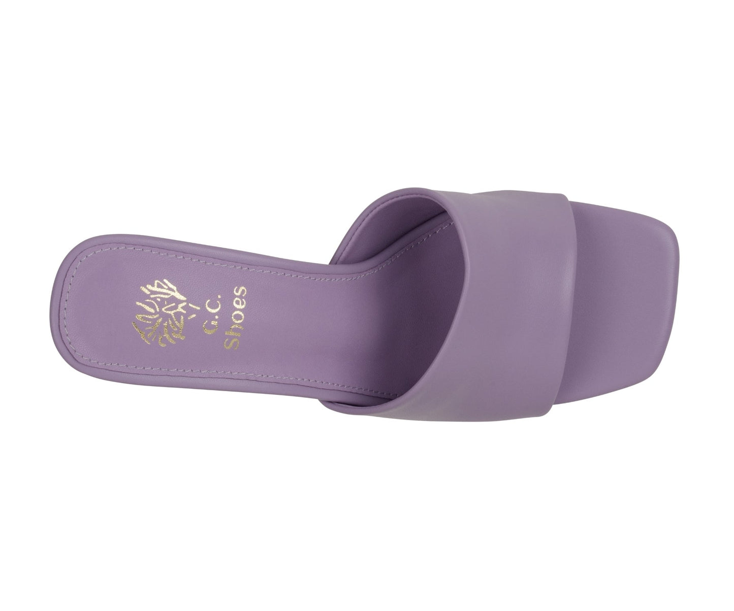 Sandalias de tacón de mujer con punta cuadrada Soho Lilac