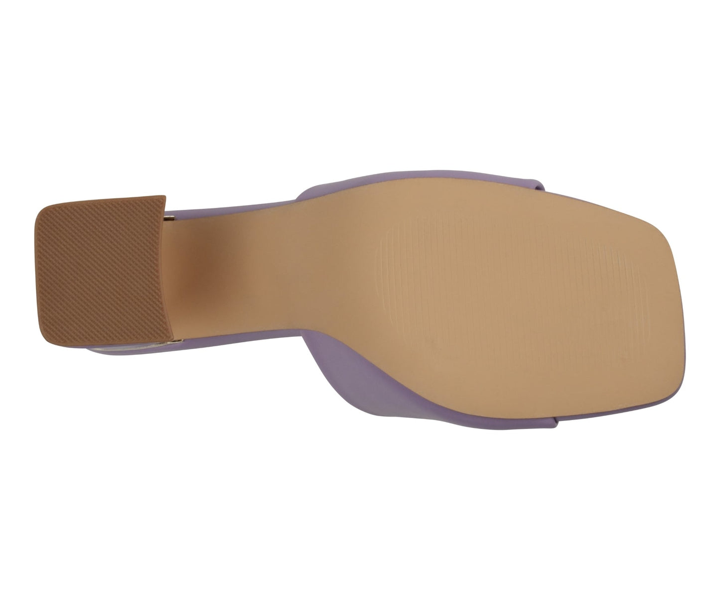 Sandalias de tacón de mujer con punta cuadrada Soho Lilac