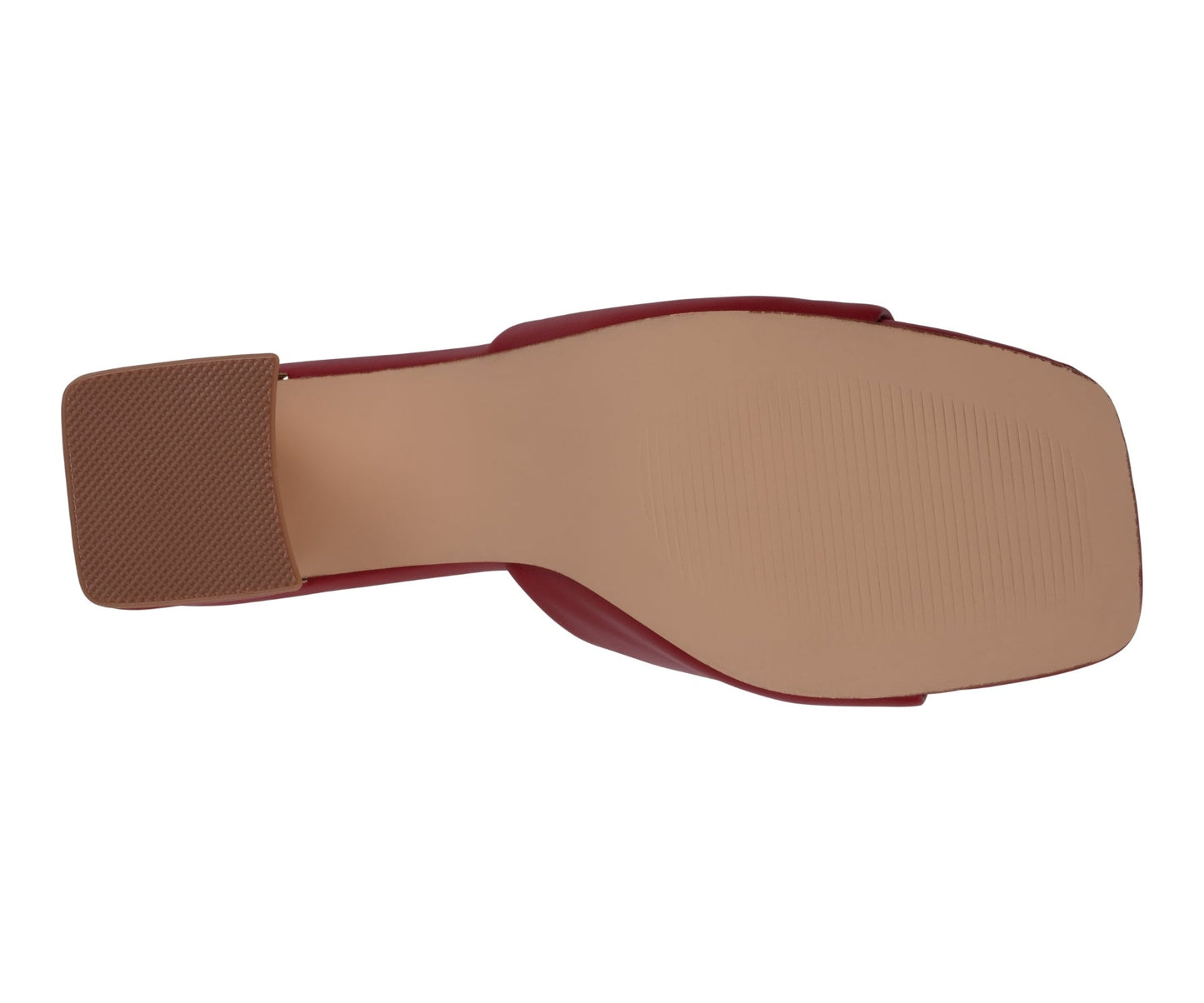 Sandalias de tacón para mujer Soho de puntera cuadrada rojas