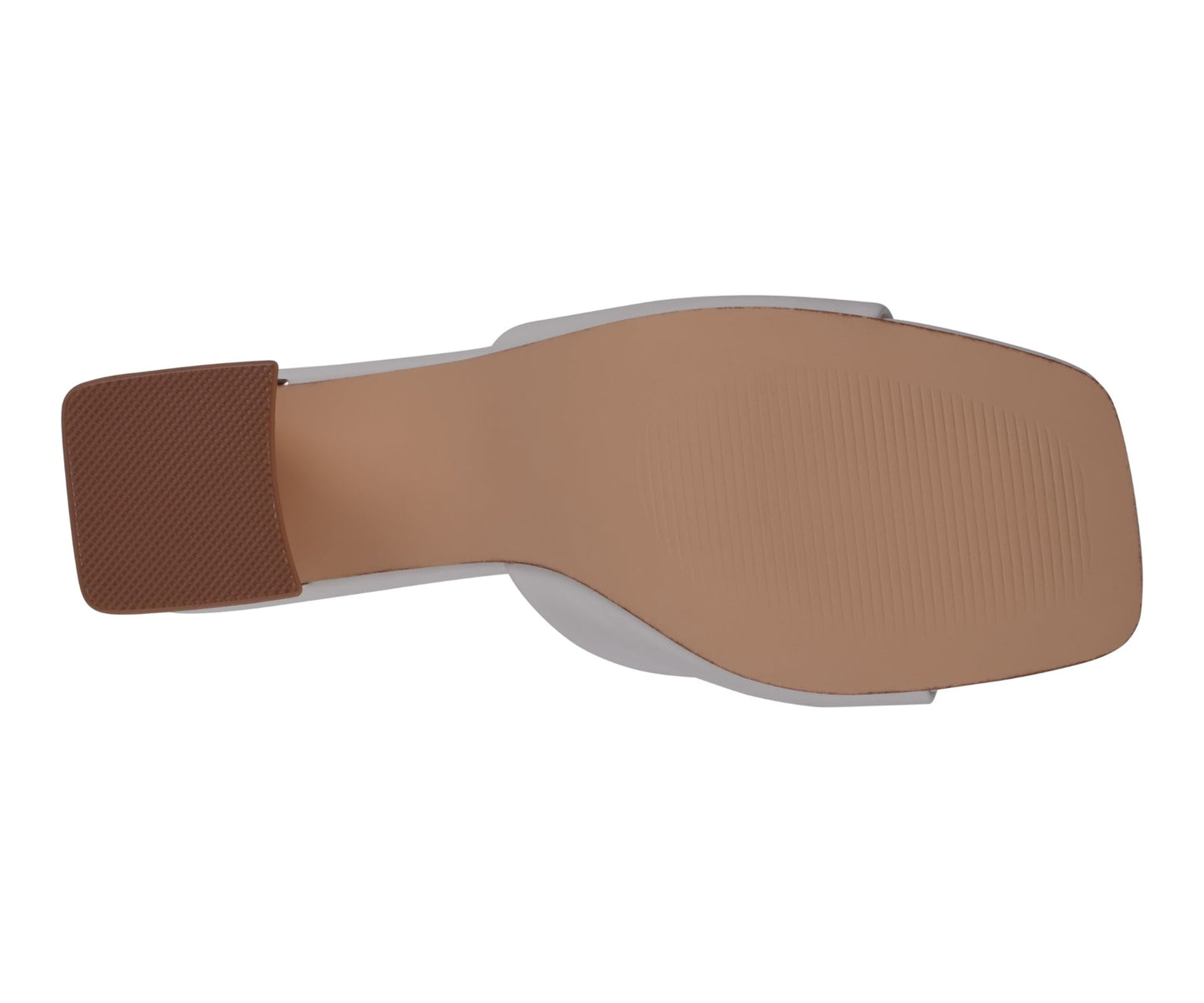 Sandalias de tacón para mujer Soho blancas con puntera cuadrada