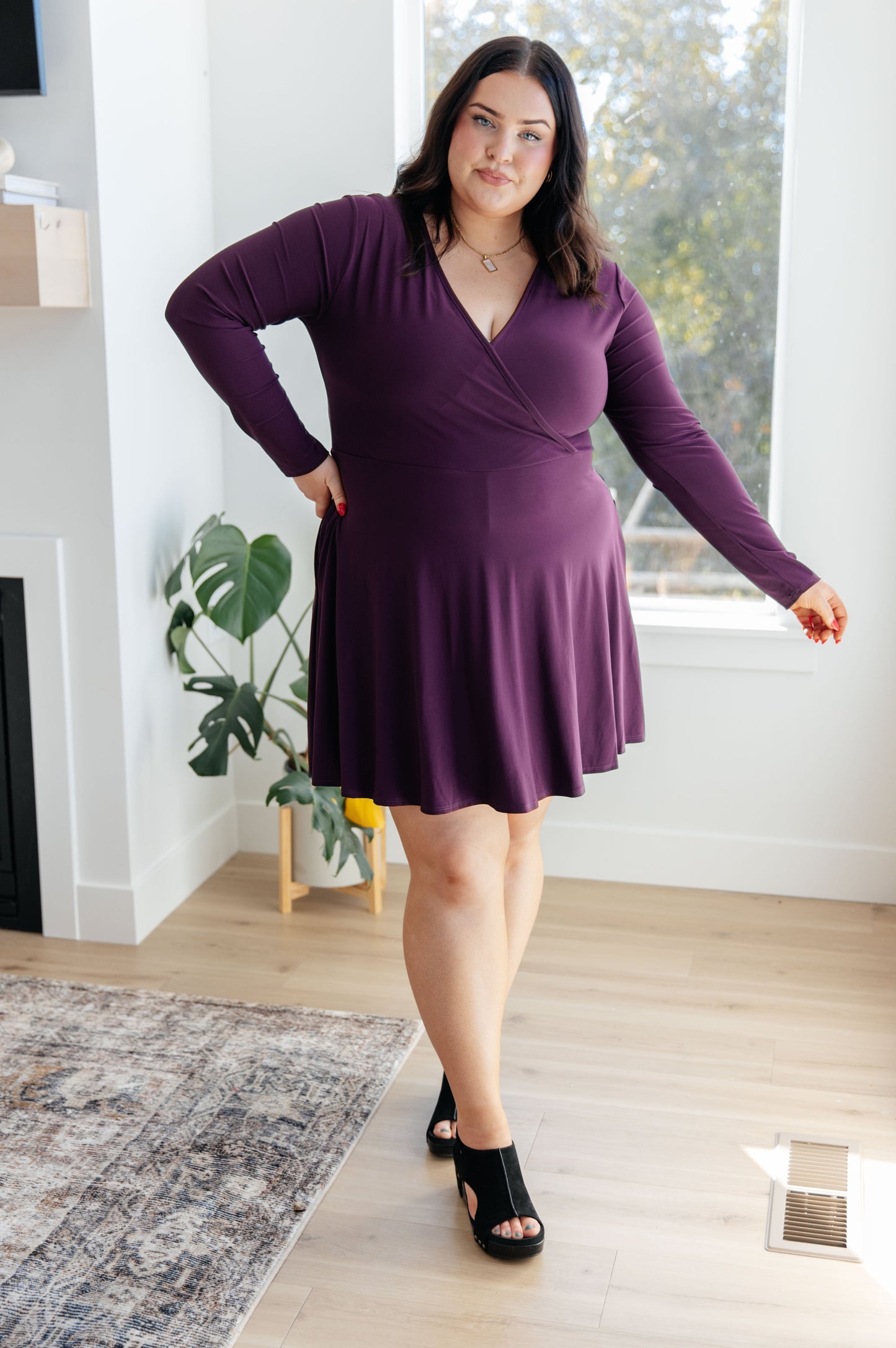Vestido Skort de Manga Larga "Solución para Todo"