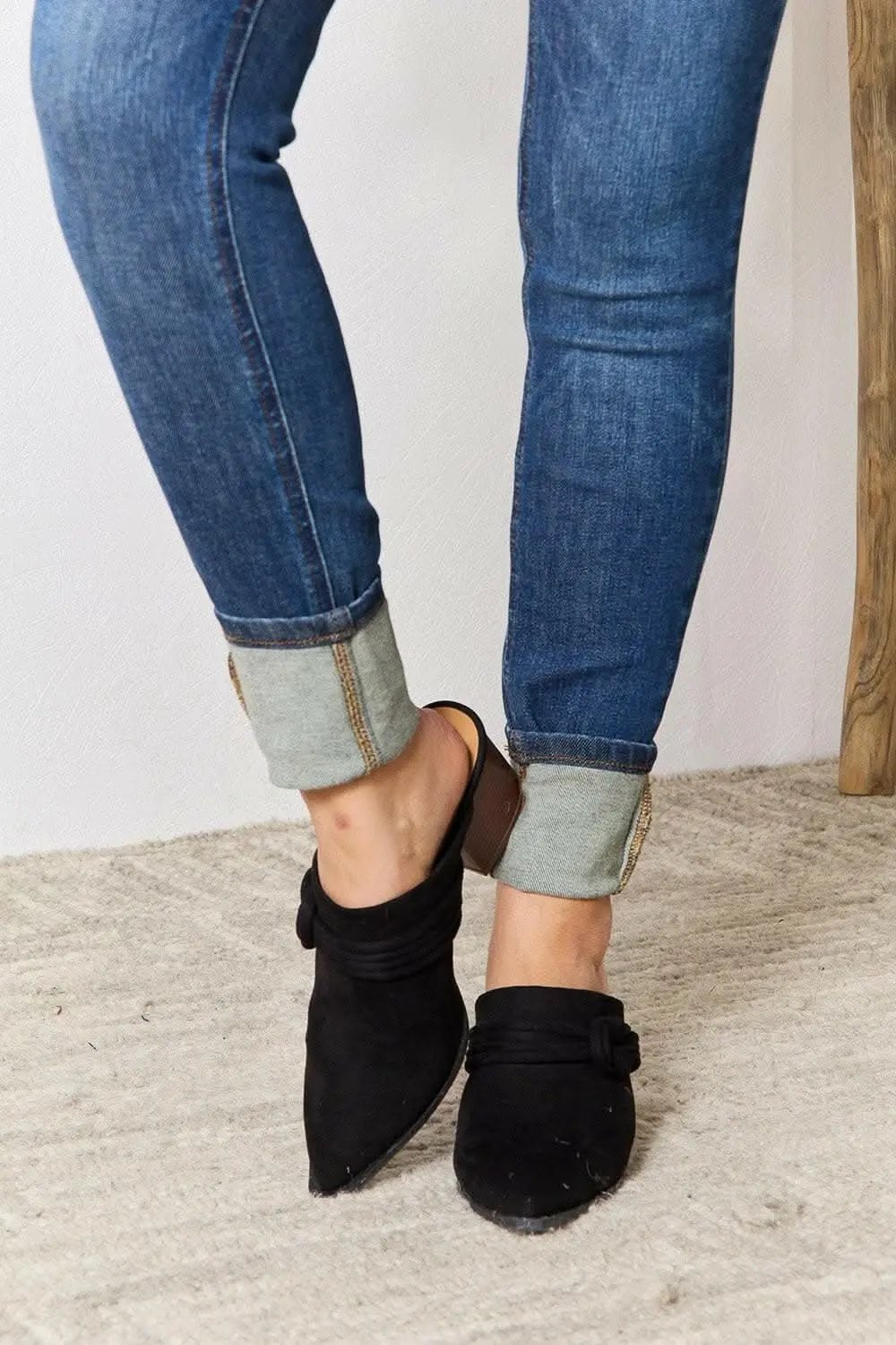 Shoes Trendsi Braided Mules Women's Sophisticated Heels Fashionable Slip-Ons