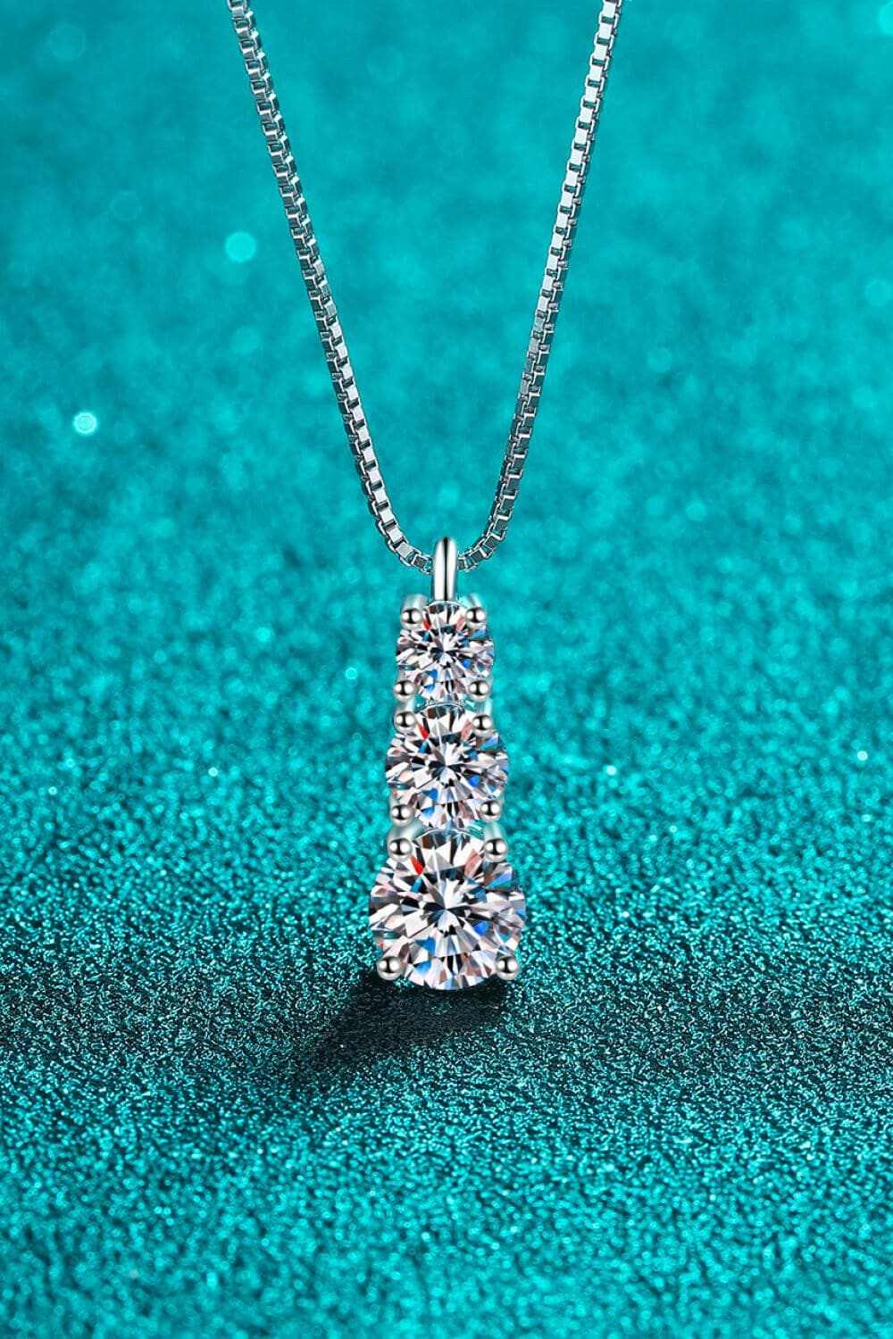 Camisetas Trendsi Collares - Collar de moissanita brillante