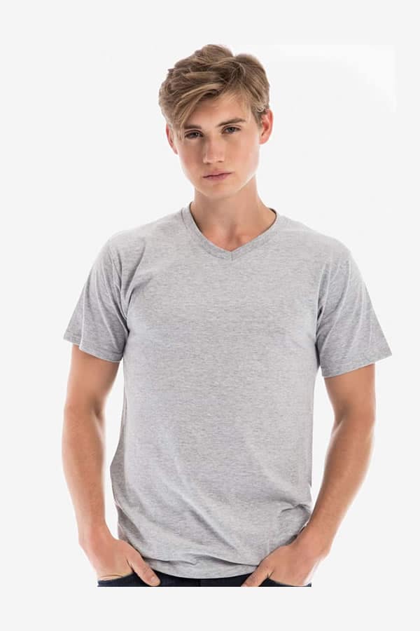 Camiseta de hombre con cuello de pico 3105