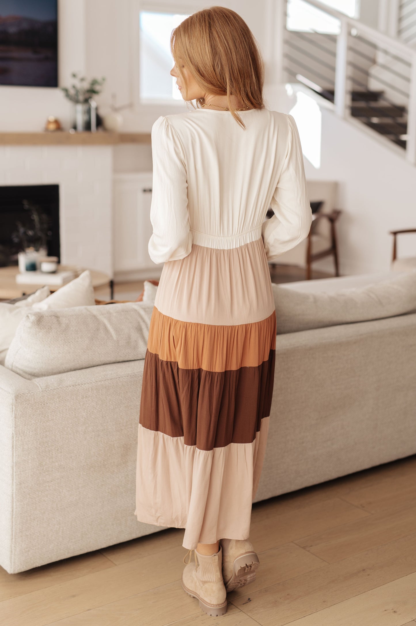 Vestido Midi Color Block Spice of Life