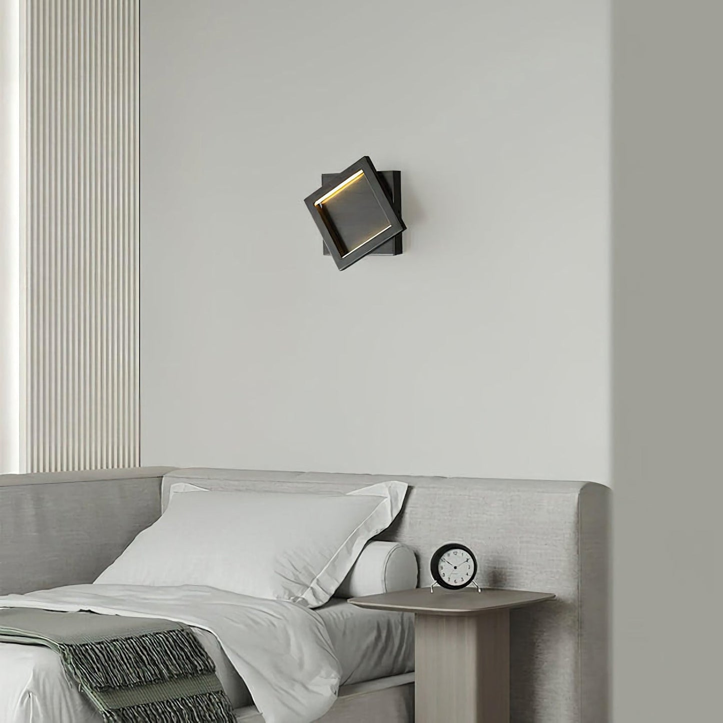 Aplique de pared cuadrado
