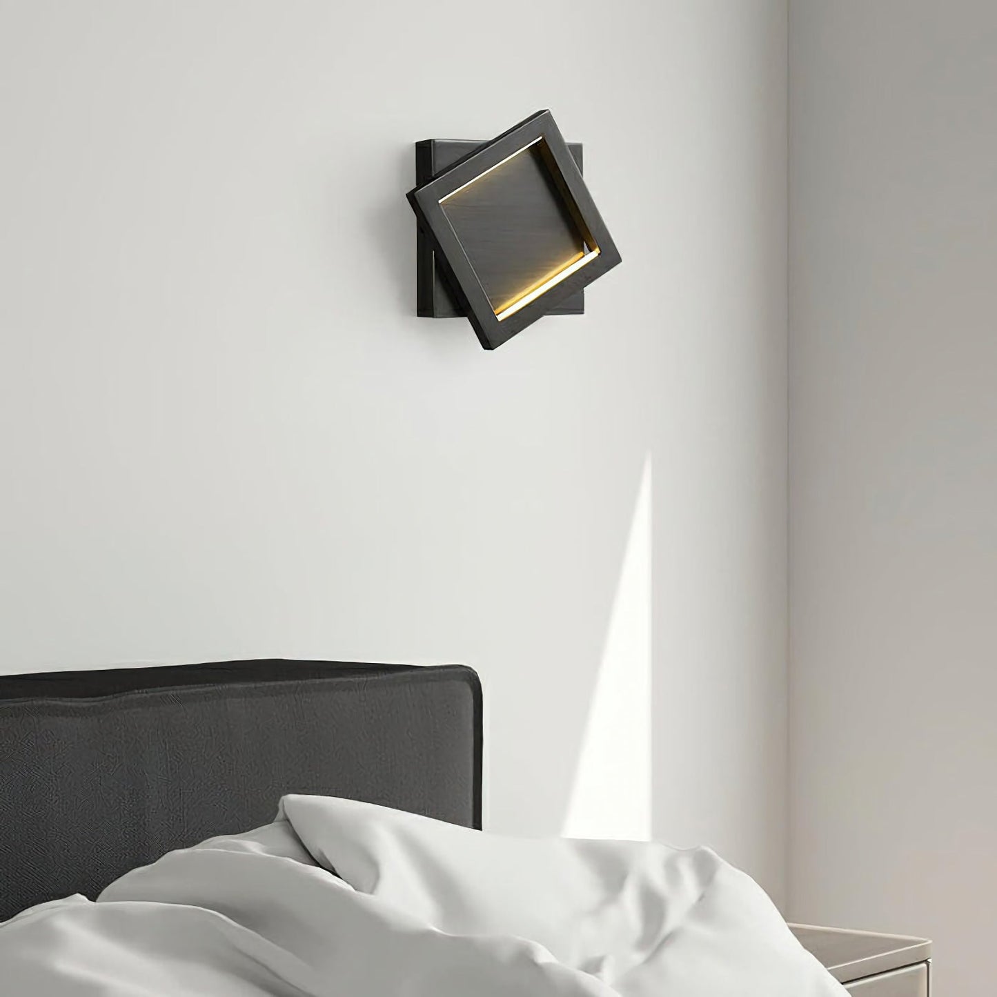 Aplique de pared cuadrado