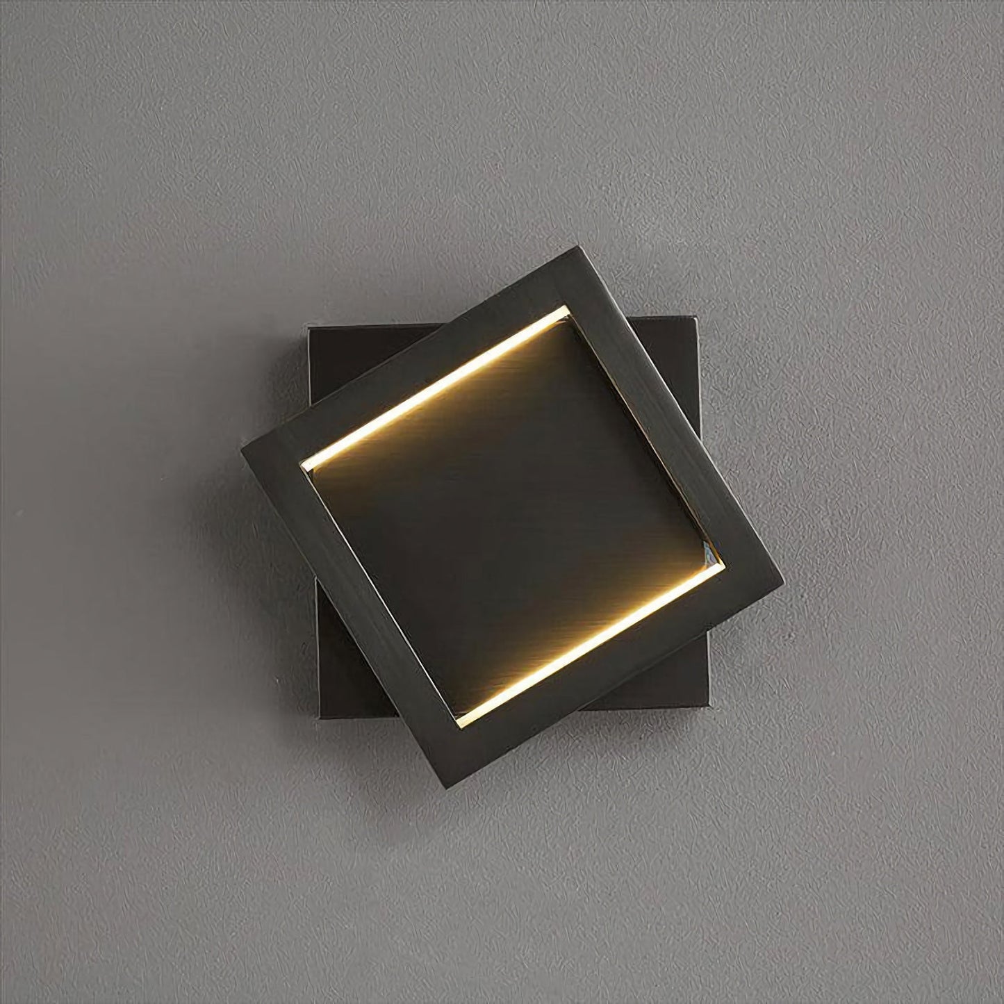 Aplique de pared cuadrado