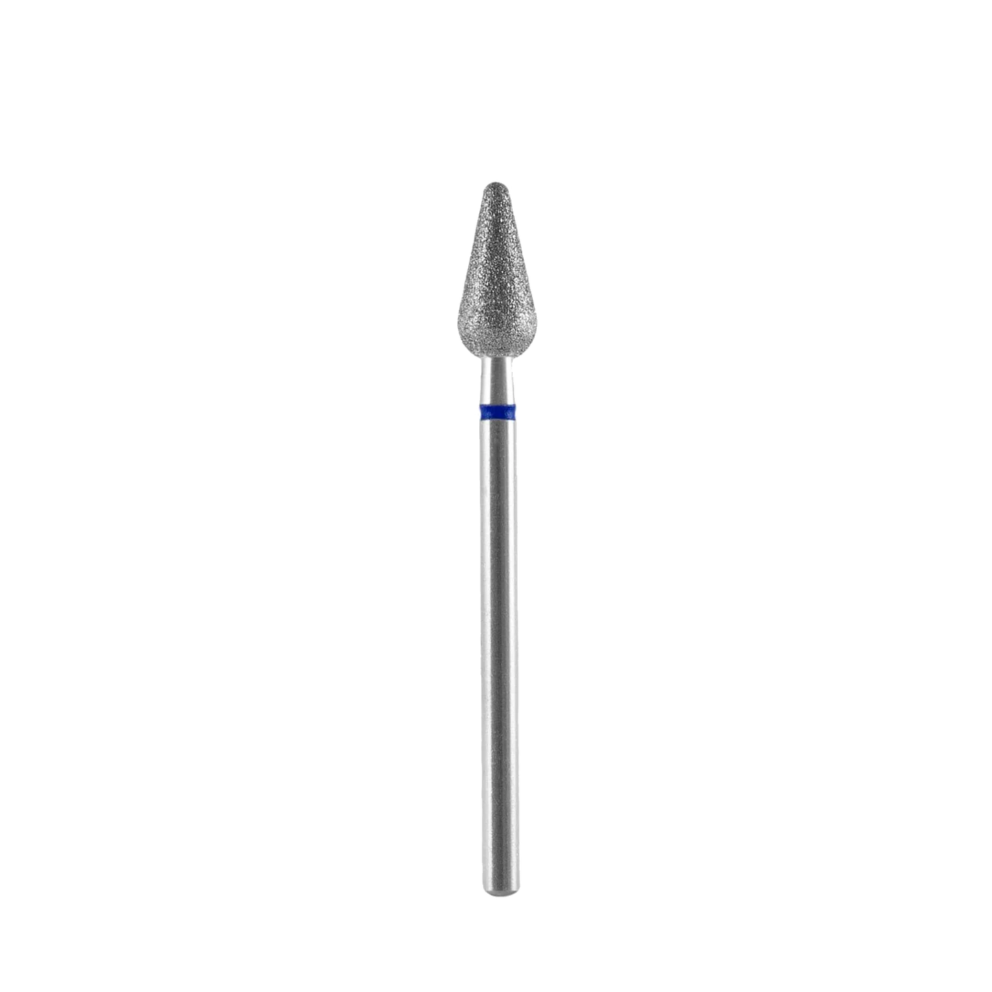 DIAMOND NAIL DRILL BIT, "ROUNDED PEAR", BLUE, HEAD DIAMETER 5/12MM (FA101B050/12) - STALEKS