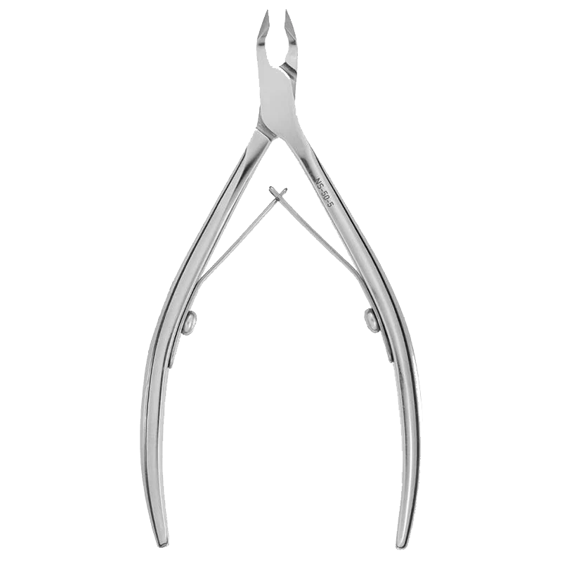 STALEKS PRO SMART 50 Professional Spring Cuticle Nippers NS-50-5, 5mm 1/4 Jaw