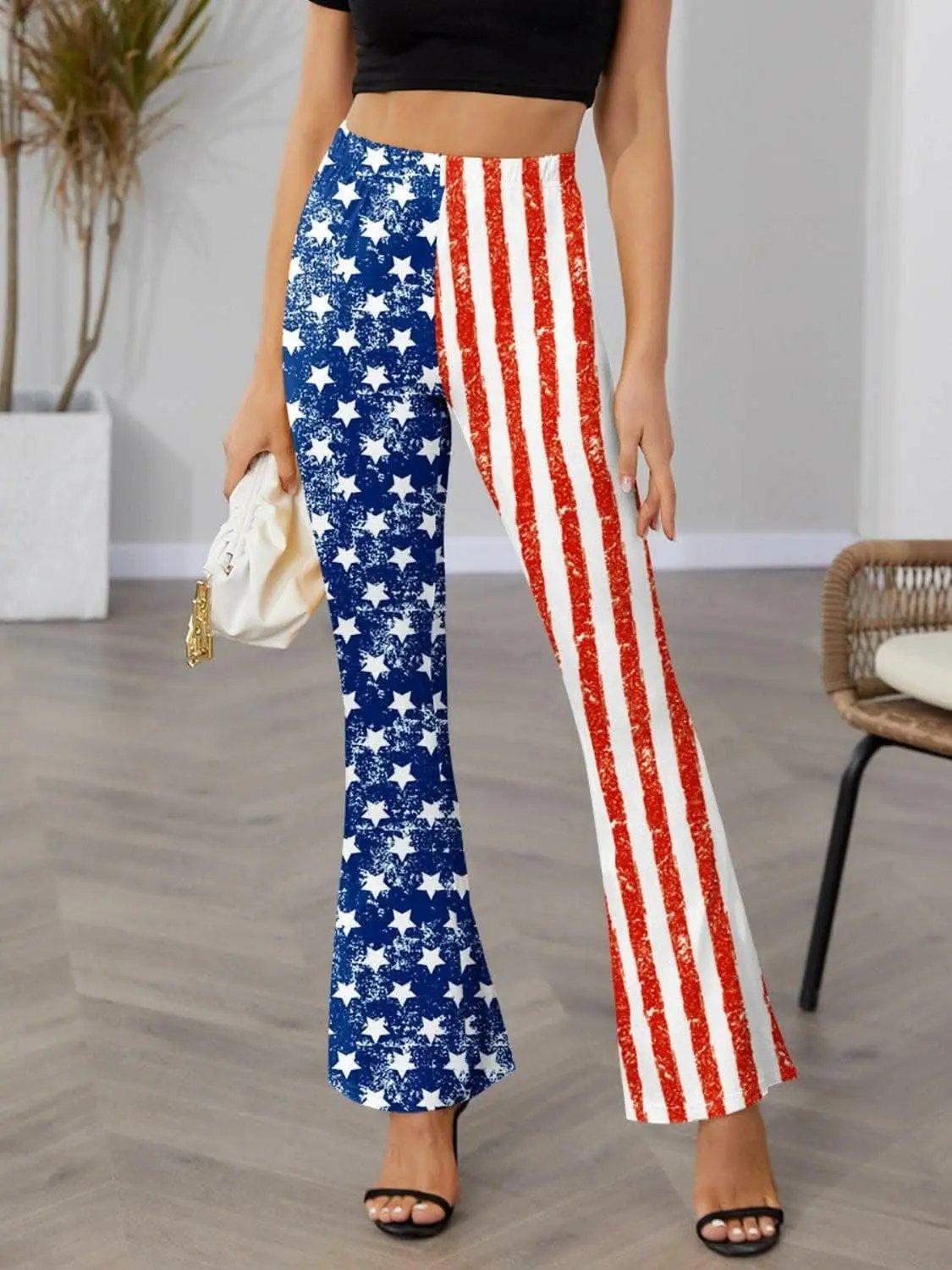 Pants Trendsi just arrived - Starry high rise bootcut trousers