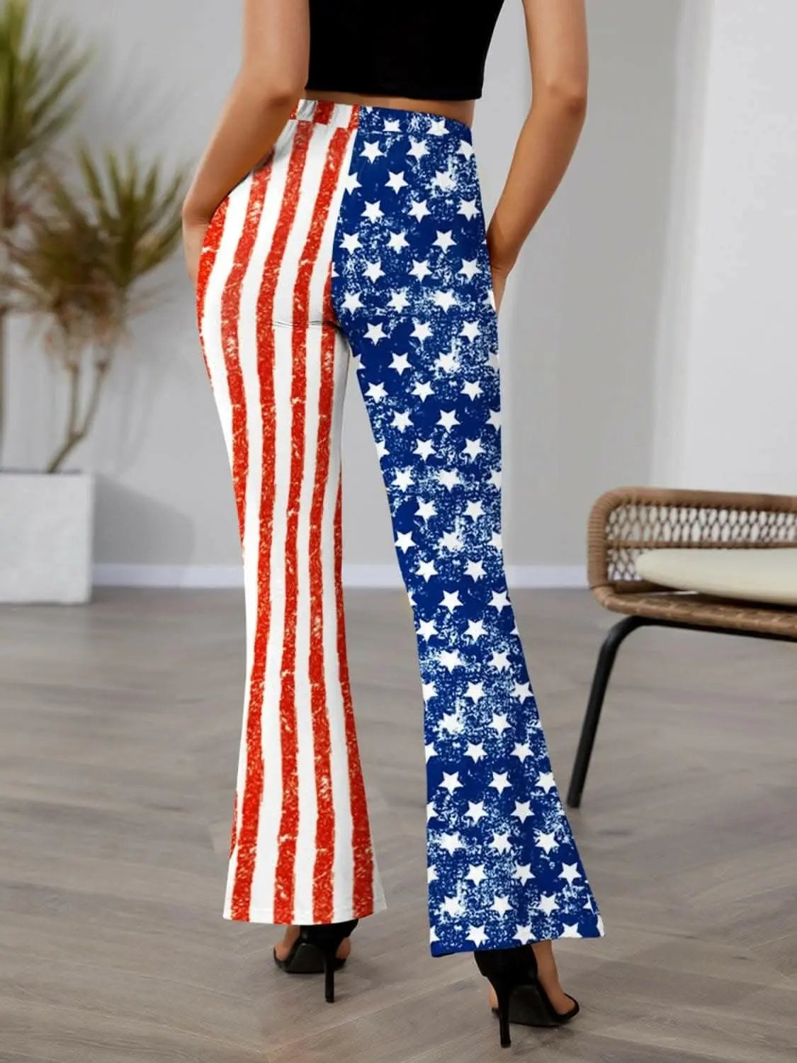Pants Trendsi just arrived - Starry high rise bootcut trousers