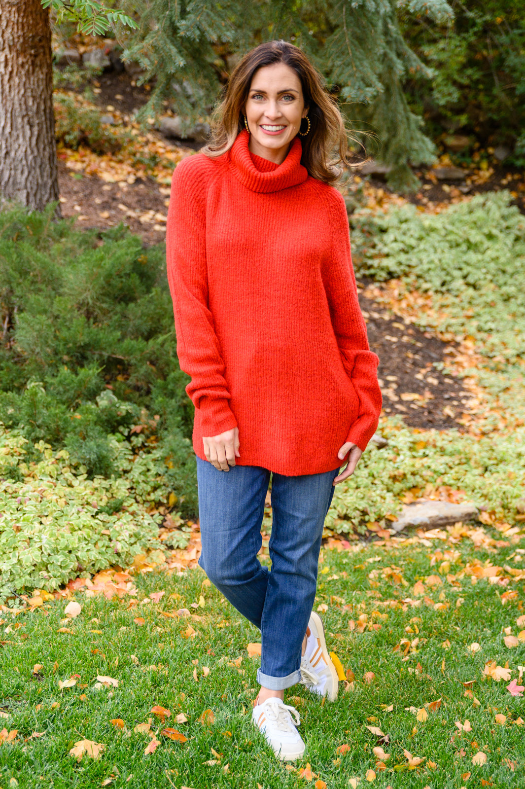 Jersey de cuello vuelto Steady Pace en rojo