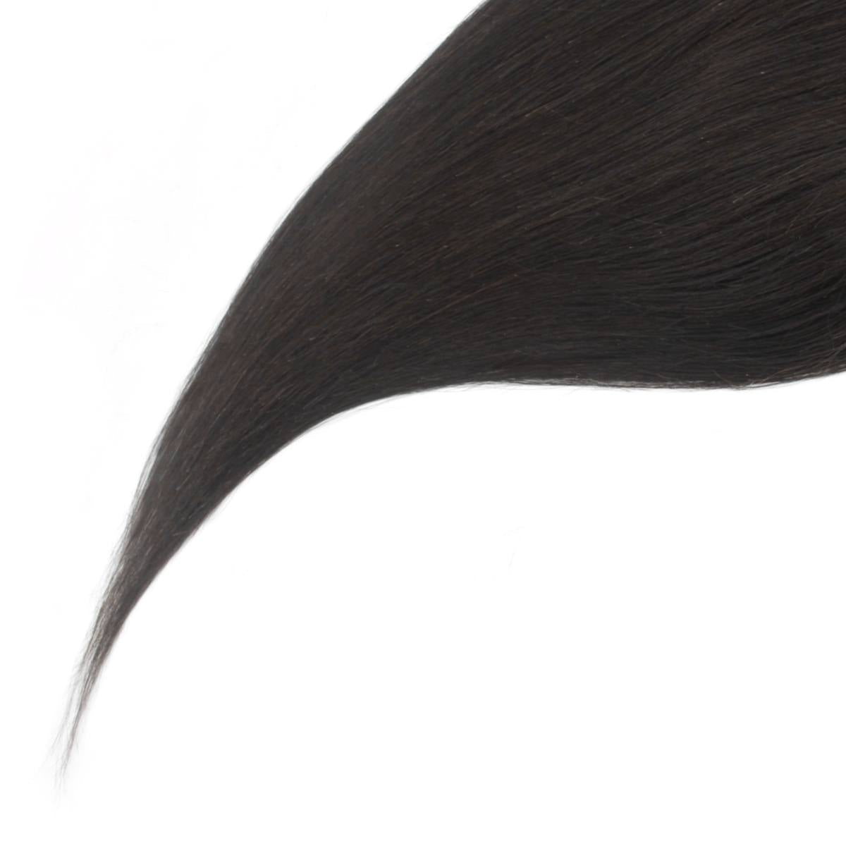 Cierre de cabello humano de encaje transparente liso 5x5