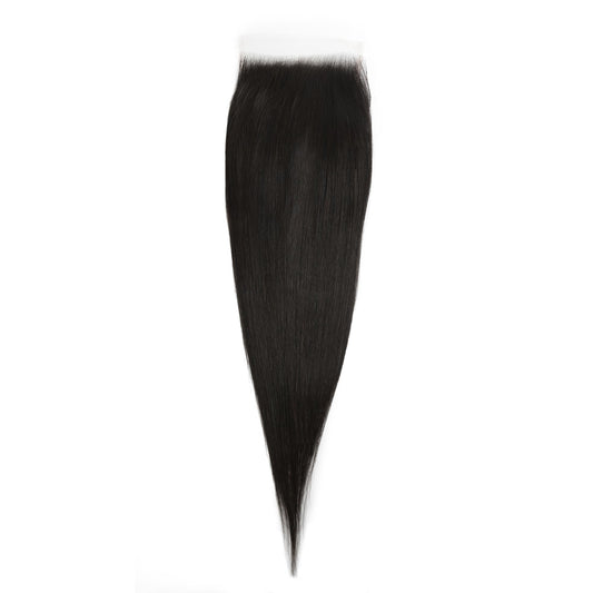 Cierre de cabello humano liso 6x6 HD Lace