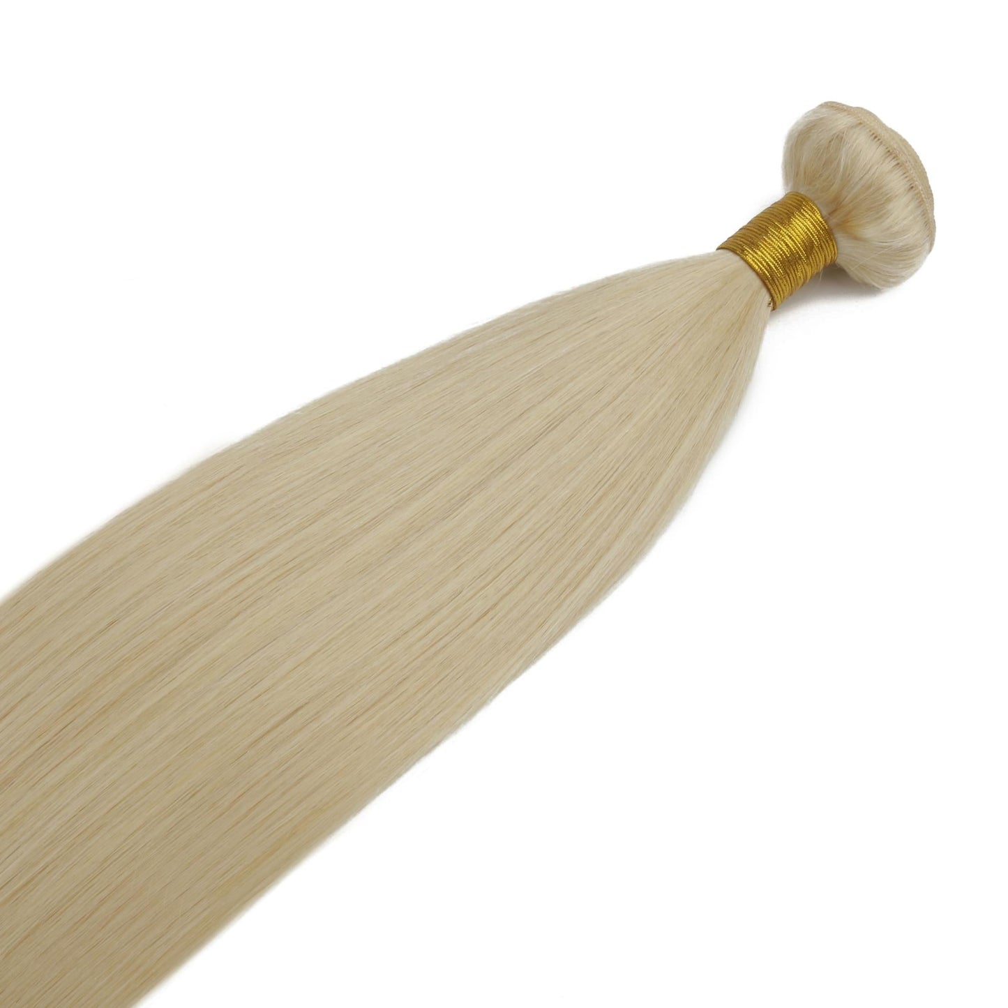 Extensiones de Cabello Humano Liso Rubio 100% Natural