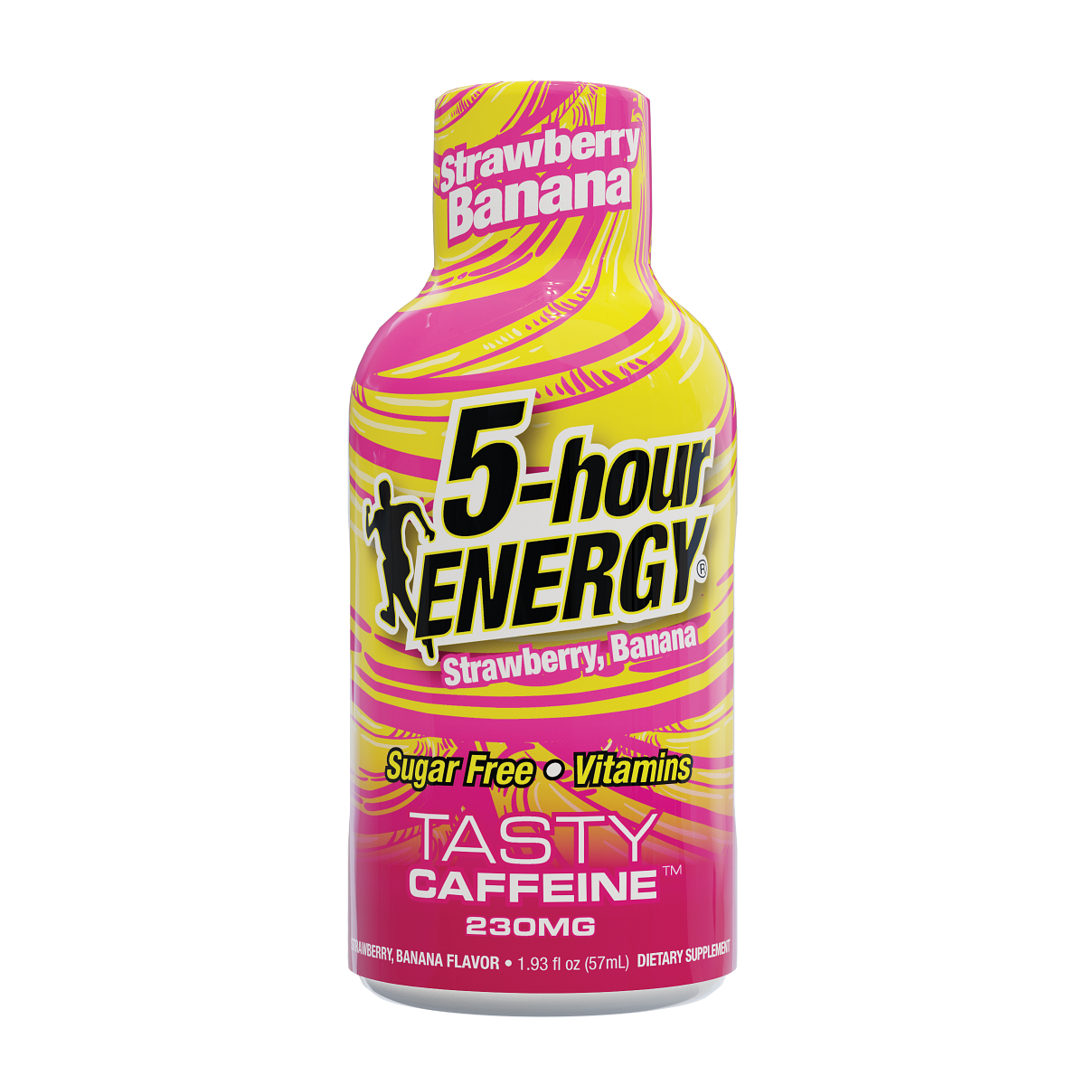Bebidas energéticas de 5-hour ENERGY sabor Fresa Plátano, Extra Fuerte
