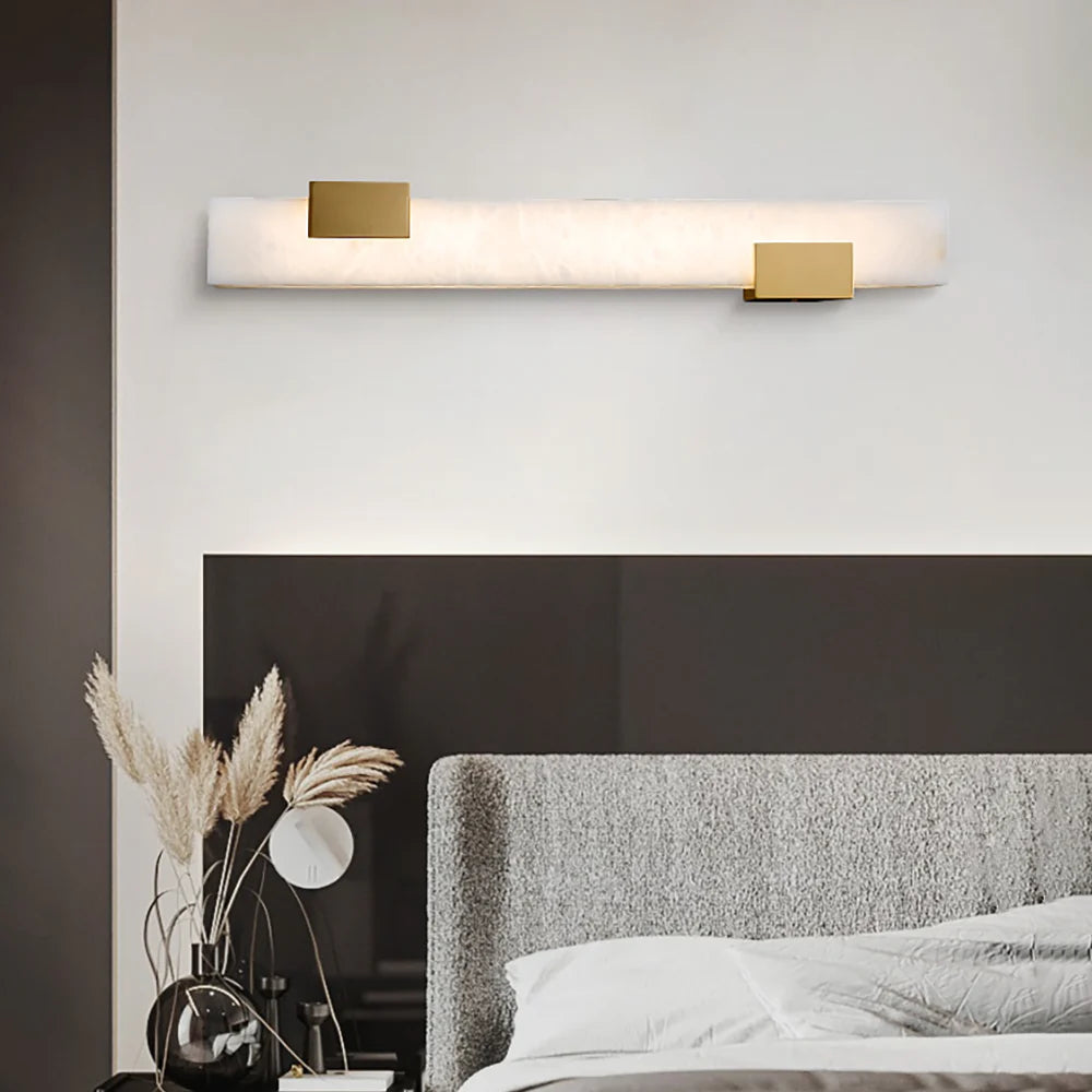 Lámpara de Pared Alabastro Cobre en Tira