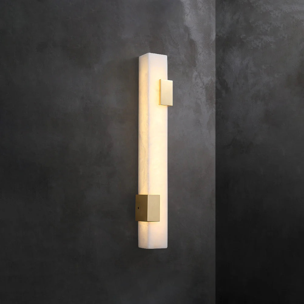 Lámpara de Pared Alabastro Cobre en Tira