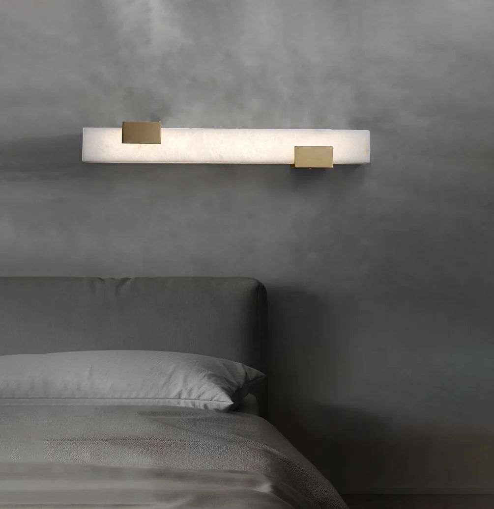 Lámpara de Pared Alabastro Cobre en Tira