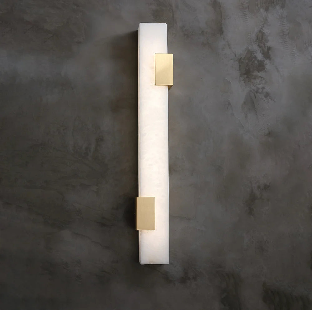 Lámpara de Pared Alabastro Cobre en Tira