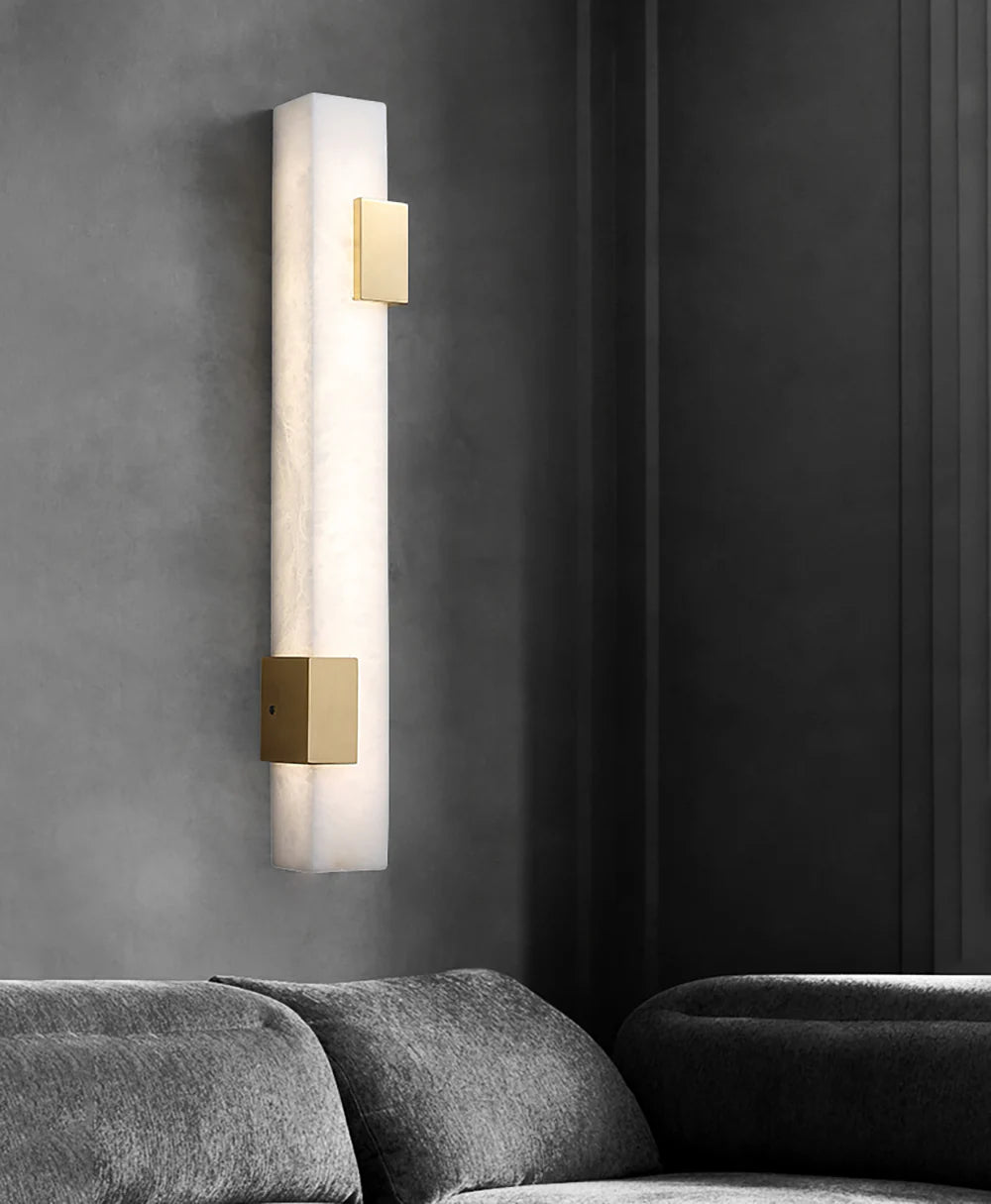 Lámpara de Pared Alabastro Cobre en Tira