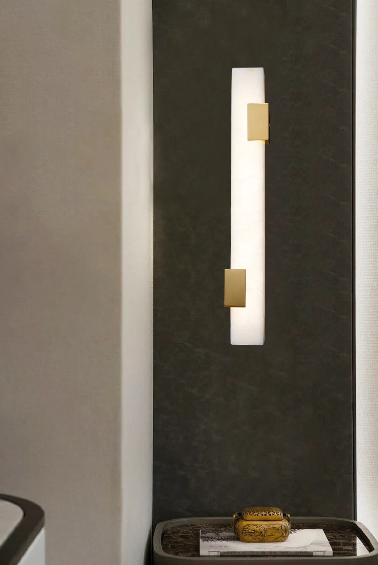 Lámpara de Pared Alabastro Cobre en Tira