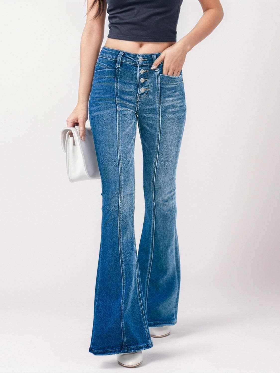 Pants Trendsi Jeans & Denim - Stylish bootcut jeans with pockets