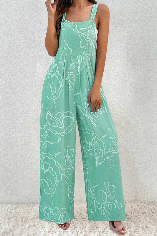 Acaba de llegar Mono Trendsi elegante de pernera ancha con bolsillos