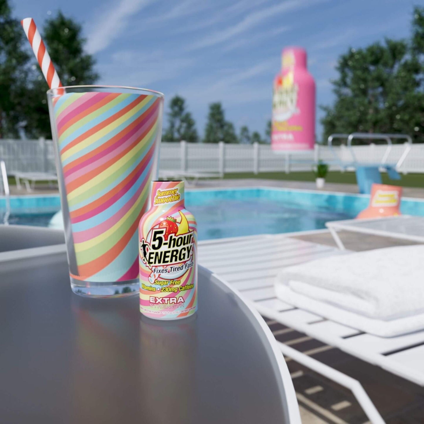 Paquete de 24 Bebidas Energéticas Extra Fuertes 5-hour ENERGY, sabor Batido de Verano, 1.93 oz líq.