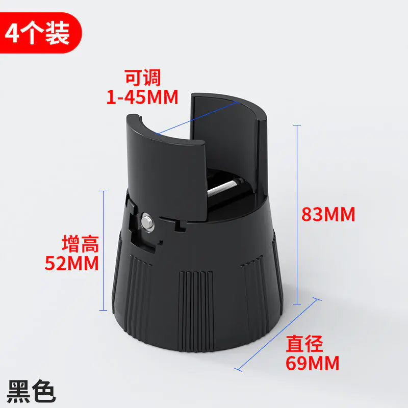 Adjustable Furniture Leg Risers for Tables and Desks